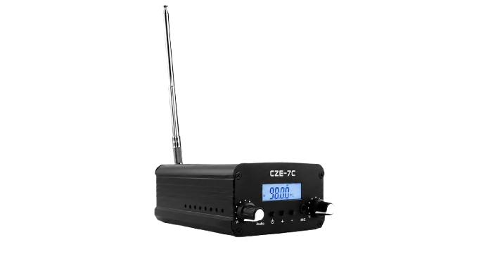 Transmissor profissional de sinal CZE-7C com antena